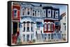 Historic Homes, NYC, 2006,watercolor)-Anthony Butera-Framed Stretched Canvas