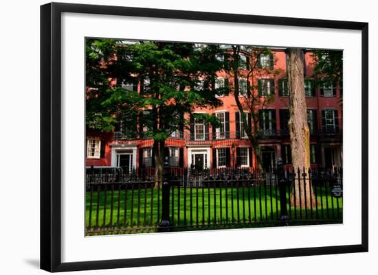 Historic homes of Beacon Hill, Boston, MA-null-Framed Photographic Print