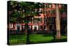 Historic homes of Beacon Hill, Boston, MA-null-Stretched Canvas