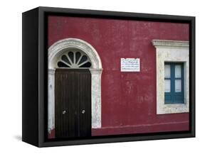 Historic House in Stromboli, Sicily, Italy-Michele Molinari-Framed Stretched Canvas