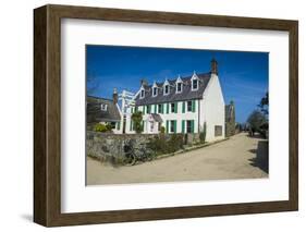 Historic Houses in the Avenue, Sark, Channel Islands, United Kingdom-Michael Runkel-Framed Photographic Print