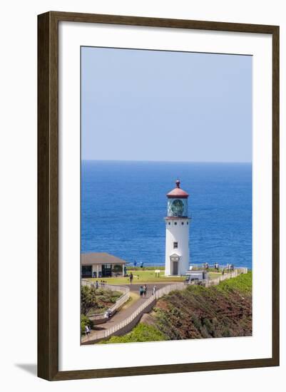 Historic Kilauea Lighthouse on Kilauea Point National Wildlife Refuge-Michael DeFreitas-Framed Photographic Print