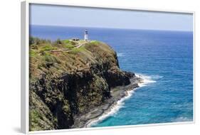 Historic Kilauea Lighthouse on Kilauea Point National Wildlife Refuge-Michael DeFreitas-Framed Photographic Print