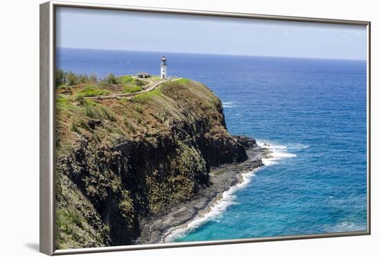Historic Kilauea Lighthouse on Kilauea Point National Wildlife Refuge-Michael DeFreitas-Framed Photographic Print