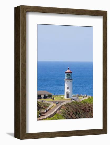 Historic Kilauea Lighthouse on Kilauea Point National Wildlife Refuge-Michael DeFreitas-Framed Photographic Print