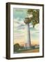 Historic Lighthouse, Biloxi, Mississippi-null-Framed Art Print