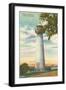 Historic Lighthouse, Biloxi, Mississippi-null-Framed Art Print