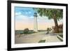 Historic Lighthouse, Biloxi, Mississippi-null-Framed Premium Giclee Print