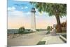 Historic Lighthouse, Biloxi, Mississippi-null-Mounted Art Print