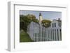 Historic lighthouse in Key West, Florida, USA-Chuck Haney-Framed Photographic Print