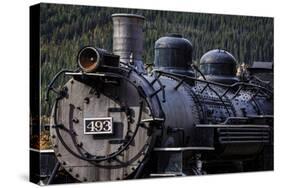 Historic Locomotive I-Kathy Mahan-Stretched Canvas