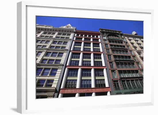 Historic Loft Architecture, Soho, Manhattan, New York City, United States of America, North America-Wendy Connett-Framed Photographic Print
