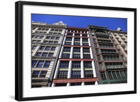 Historic Loft Architecture, Soho, Manhattan, New York City, United States of America, North America-Wendy Connett-Framed Photographic Print