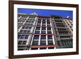 Historic Loft Architecture, Soho, Manhattan, New York City, United States of America, North America-Wendy Connett-Framed Photographic Print