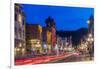 Historic Main Street at Dusk in Deadwood, South Dakota, Usa-Chuck Haney-Framed Photographic Print