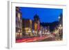 Historic Main Street at Dusk in Deadwood, South Dakota, Usa-Chuck Haney-Framed Photographic Print