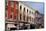 Historic Main Street with Red Brick Storefronts and Gray's Pharmacy in Franklin, Tennessee, a su...-null-Mounted Photographic Print