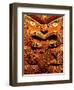 Historic Maori Carving, Otago Museum, New Zealand-David Wall-Framed Photographic Print