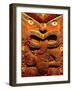 Historic Maori Carving, Otago Museum, New Zealand-David Wall-Framed Photographic Print