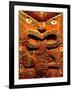 Historic Maori Carving, Otago Museum, New Zealand-David Wall-Framed Photographic Print