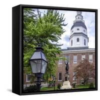 Historic Maryland State House in Annapolis, Maryland-Jerry Ginsberg-Framed Stretched Canvas