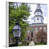 Historic Maryland State House in Annapolis, Maryland-Jerry Ginsberg-Framed Photographic Print