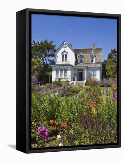 Historic Mendocino Village Inn, California, United States of America, North America-Michael DeFreitas-Framed Stretched Canvas