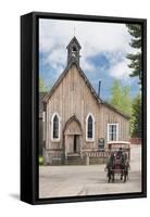 Historic Old Gold Town, Barkersville, British Columbia, Canada, North America-Michael DeFreitas-Framed Stretched Canvas