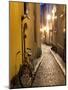 Historic Old Street in Gamla Stan (Old Town) in Stockholm, Sweden-Peter Adams-Mounted Photographic Print