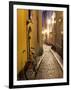 Historic Old Street in Gamla Stan (Old Town) in Stockholm, Sweden-Peter Adams-Framed Photographic Print