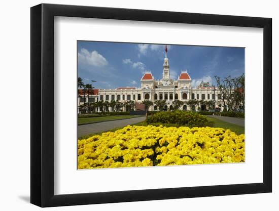 Historic People's Committee Building, Ho Chi Minh City, Saigon, Vietnam-David Wall-Framed Photographic Print