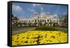 Historic People's Committee Building, Ho Chi Minh City, Saigon, Vietnam-David Wall-Framed Stretched Canvas