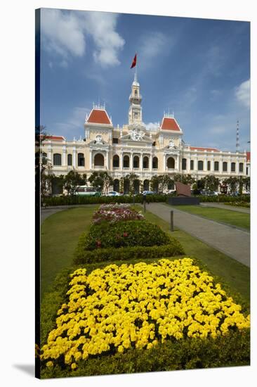 Historic People's Committee Building, Ho Chi Minh City, Saigon, Vietnam-David Wall-Stretched Canvas