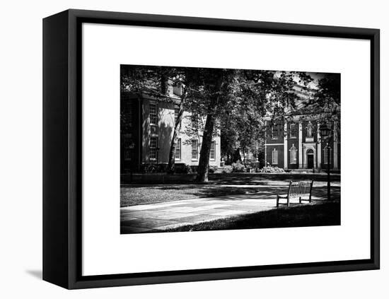 Historic Philadelphia Center, Philadelphia, Pennsylvania, US, White Frame, White Frame-Philippe Hugonnard-Framed Stretched Canvas