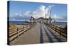 Historic Pier in Ahlbeck on the Island of Usedom-Miles Ertman-Stretched Canvas