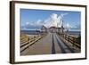 Historic Pier in Ahlbeck on the Island of Usedom-Miles Ertman-Framed Photographic Print