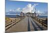 Historic Pier in Ahlbeck on the Island of Usedom-Miles Ertman-Mounted Photographic Print