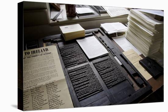 Historic Printing Business, Farmers' Museum, Cooperstown, New York, USA-Cindy Miller Hopkins-Stretched Canvas