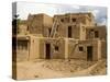 Historic Pueblo Building-searagen-Stretched Canvas