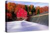 Historic Red Mill, Clinton, New Jersey-George Oze-Stretched Canvas