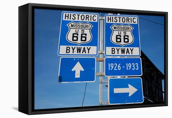 Historic Route 66-Joseph Sohm-Framed Stretched Canvas