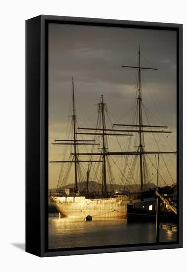 Historic Sailboat, Marina District, San Francisco, California-Anna Miller-Framed Stretched Canvas