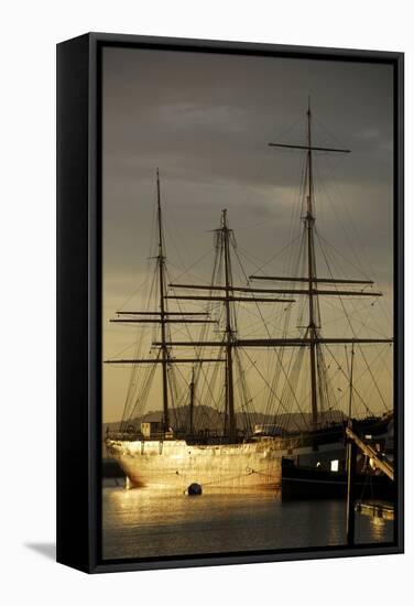 Historic Sailboat, Marina District, San Francisco, California-Anna Miller-Framed Stretched Canvas