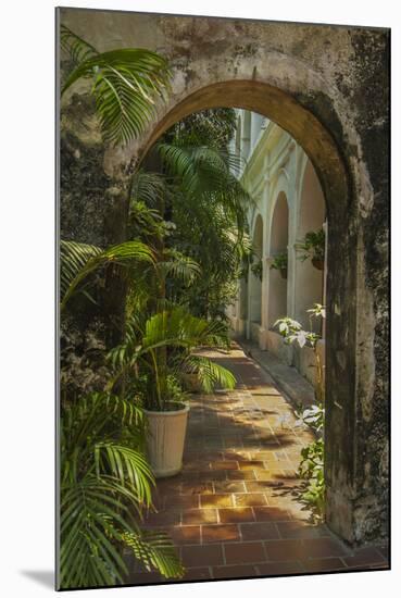 Historic Santuario and Iglesia de San Pedro Claver, Cartagena, Colombia.-Jerry Ginsberg-Mounted Photographic Print