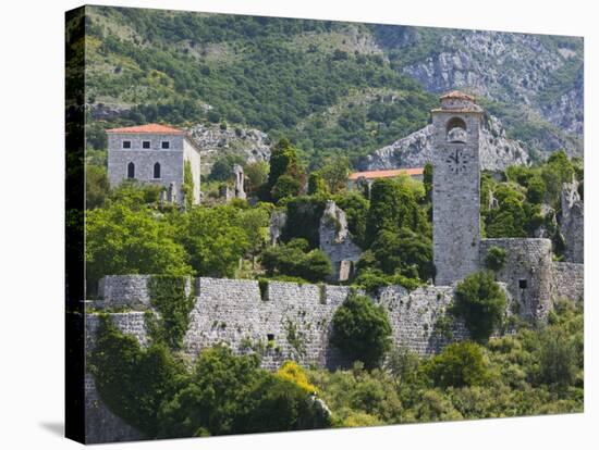Historic Site, Stari, Bar, Montenegro-Walter Bibikow-Stretched Canvas