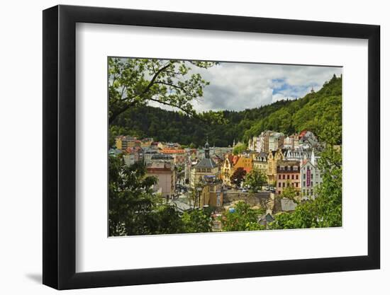 Historic Spa Section of Karlovy Vary, Bohemia, Czech Republic, Europe-Jochen Schlenker-Framed Photographic Print