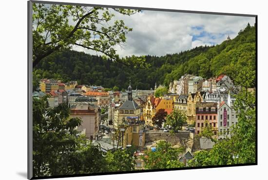 Historic Spa Section of Karlovy Vary, Bohemia, Czech Republic, Europe-Jochen Schlenker-Mounted Photographic Print