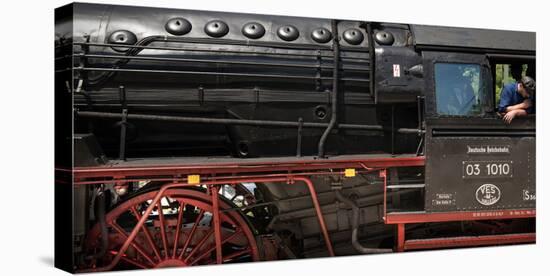 Historic Steam Engine 03 1010, Baden-Wurttemberg, Germany-null-Stretched Canvas