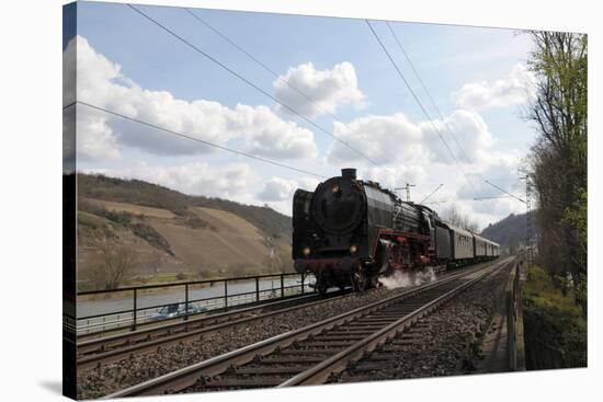 Historic Steam Train-p.lange-Stretched Canvas