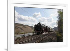 Historic Steam Train-p.lange-Framed Photographic Print